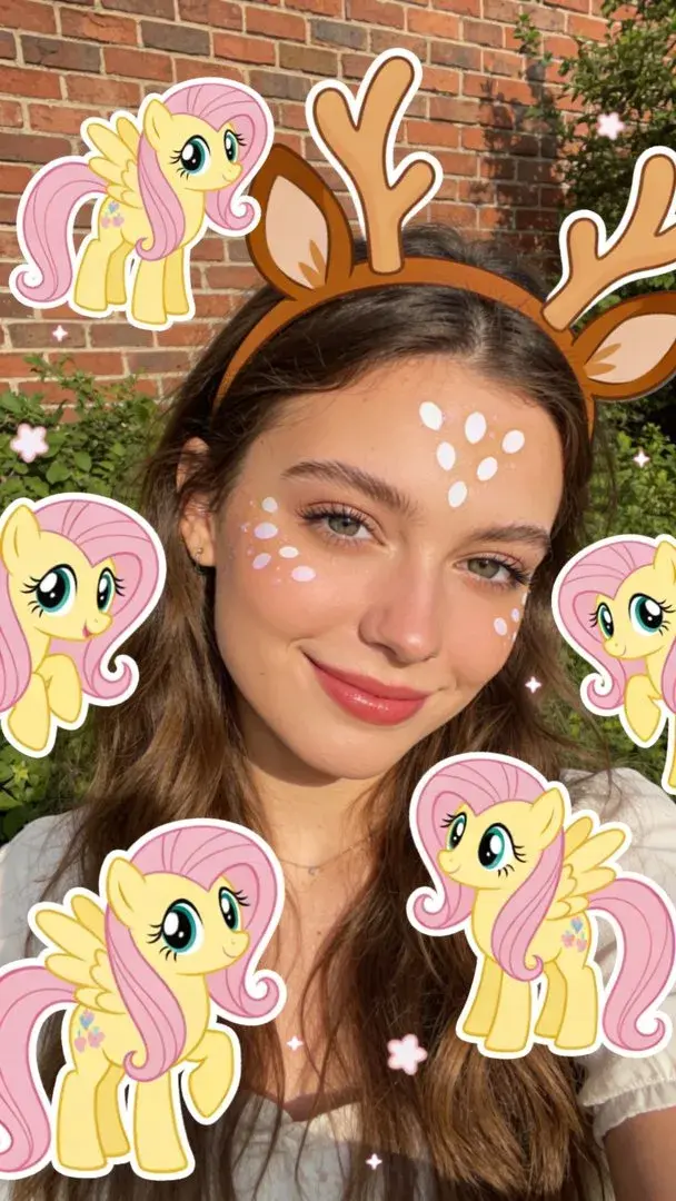 Portrait with pastel pony characters